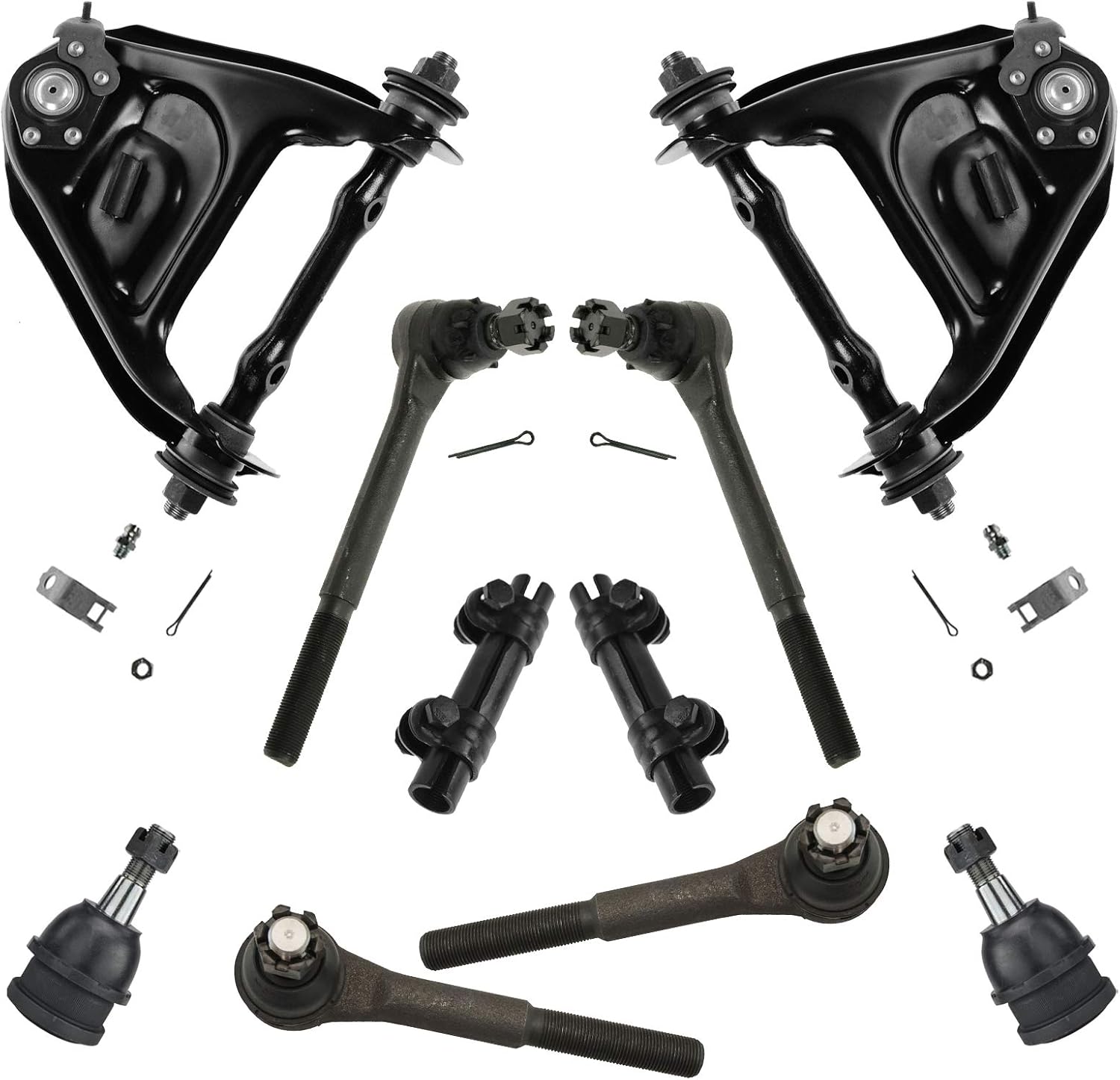 TRQ Front Steering & Suspension Kit for Chevrolet GMC Vehicles