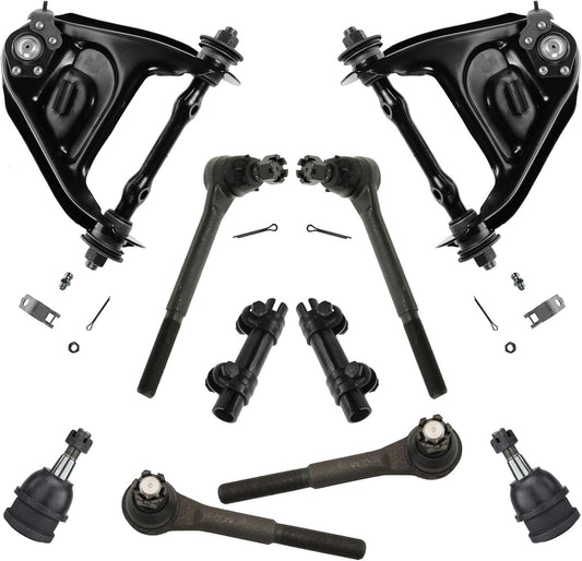 TRQ Front Steering & Suspension Kit for Chevrolet GMC Vehicles