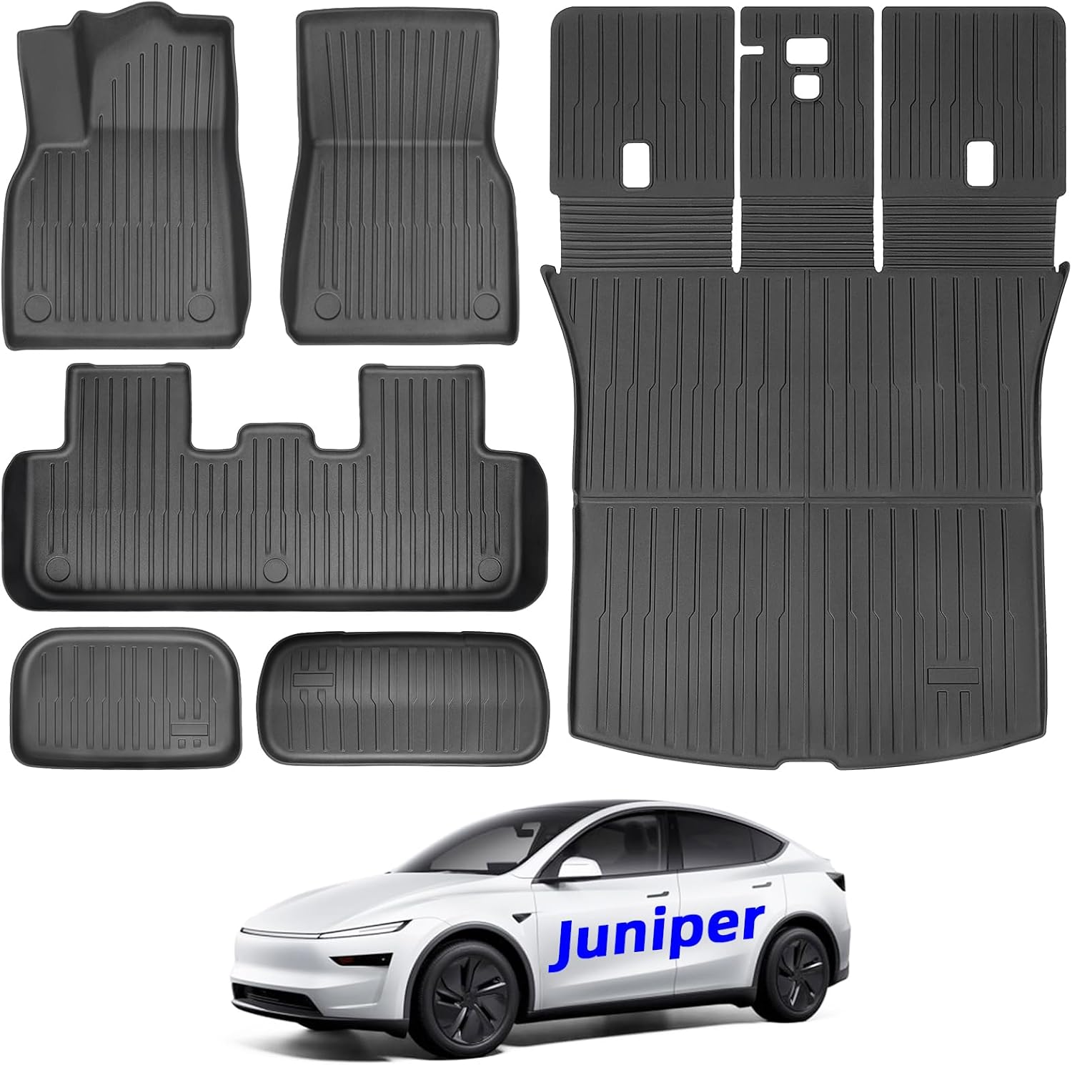 Custom Fit Floor Mats for 2025 2026 Tesla Model Y Juniper