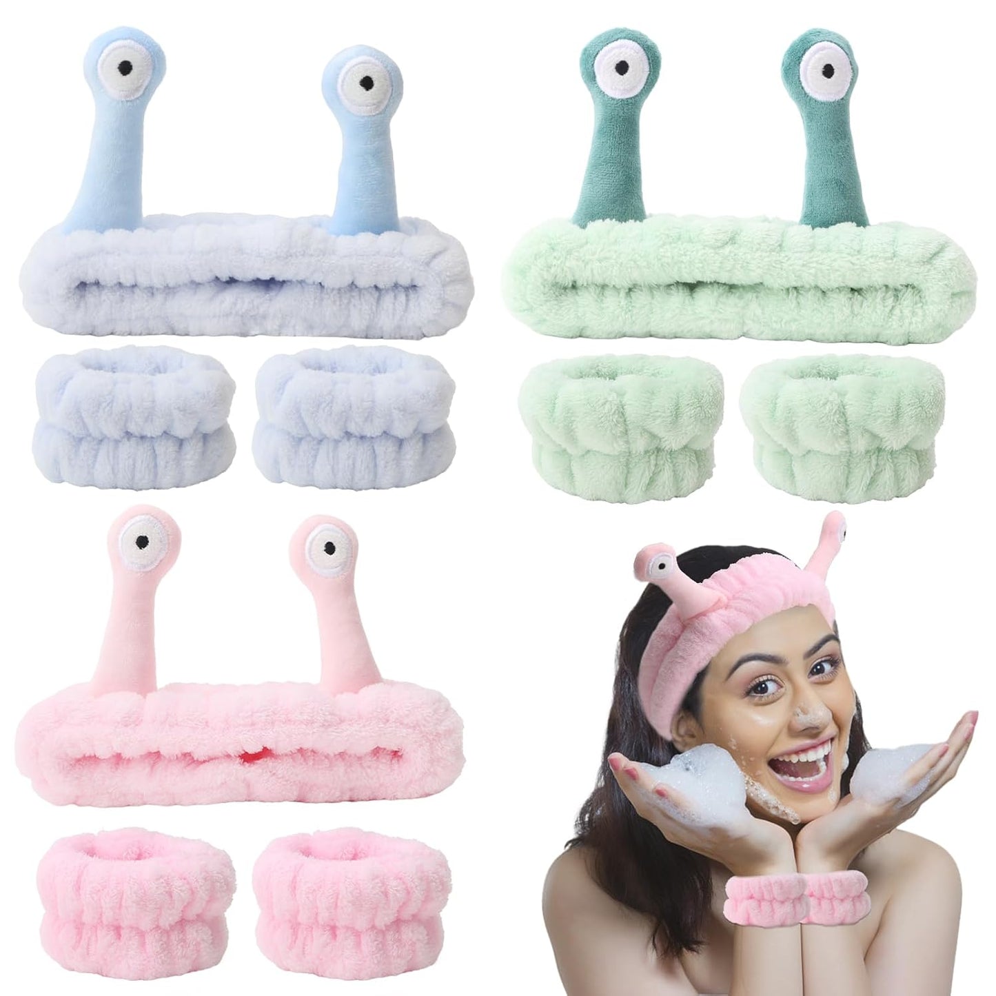 Snail Spa Headband Set by CAVETEE