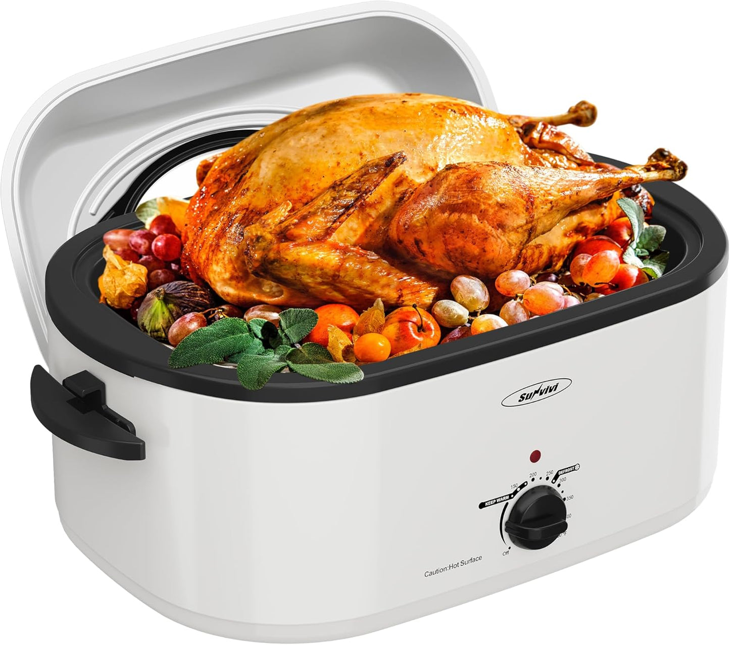 Sunvivi 22 Quart Electric Roaster for Perfect Holiday Meals