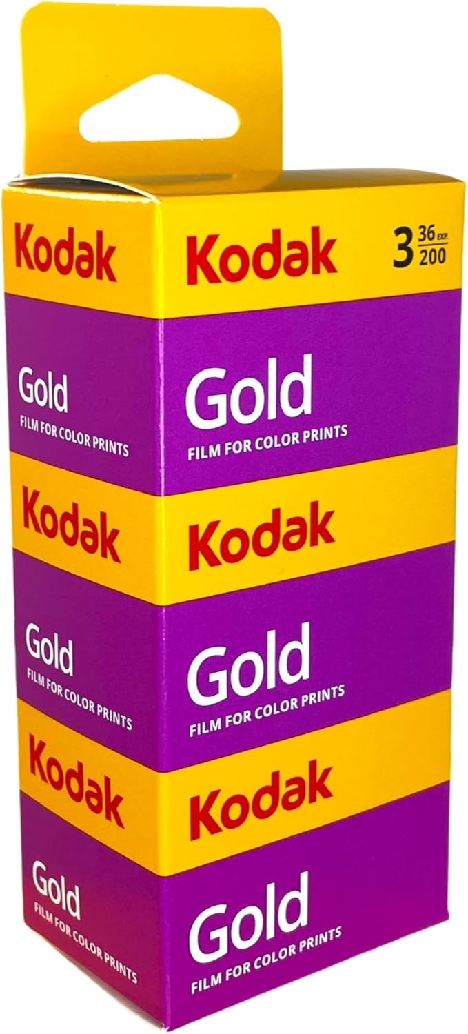 Kodak Gold 200 35mm Film 3 Pack with Digital Scans Included