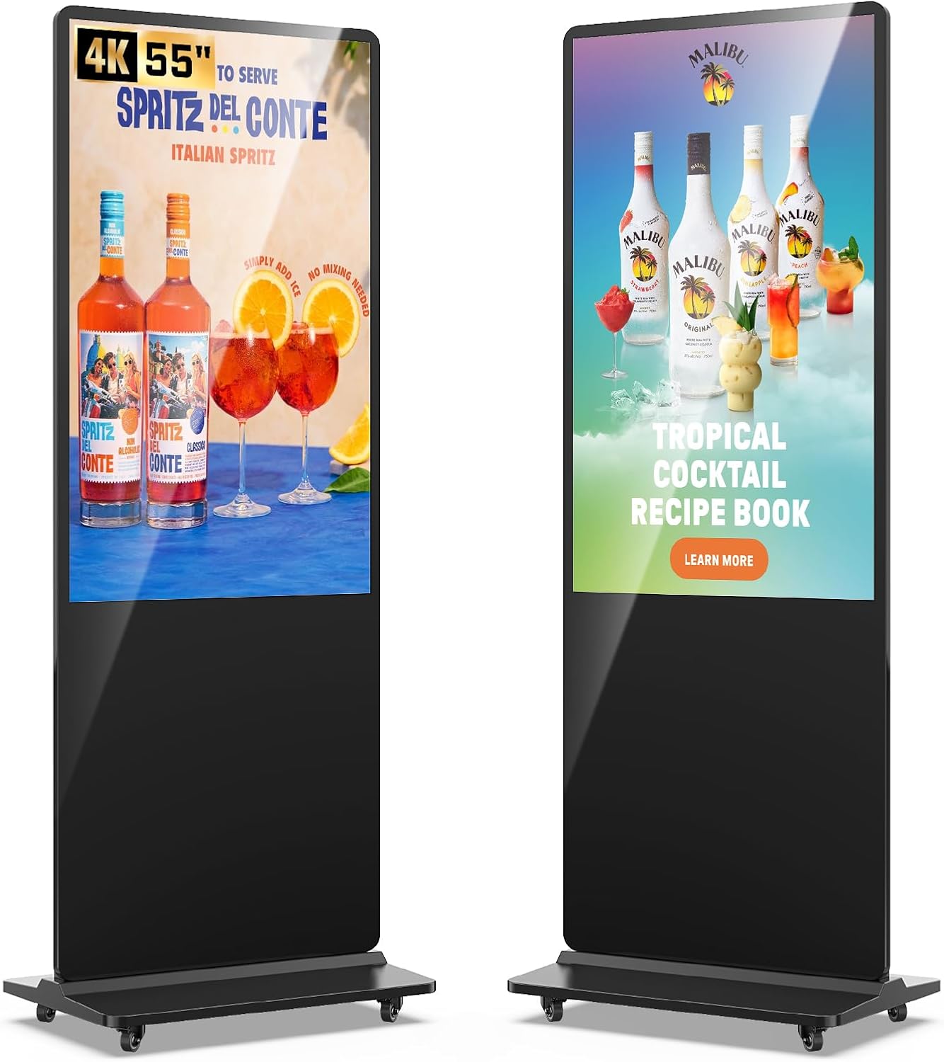 MWE 55 Inch 4K Digital Signage Display Kiosk for Advertising