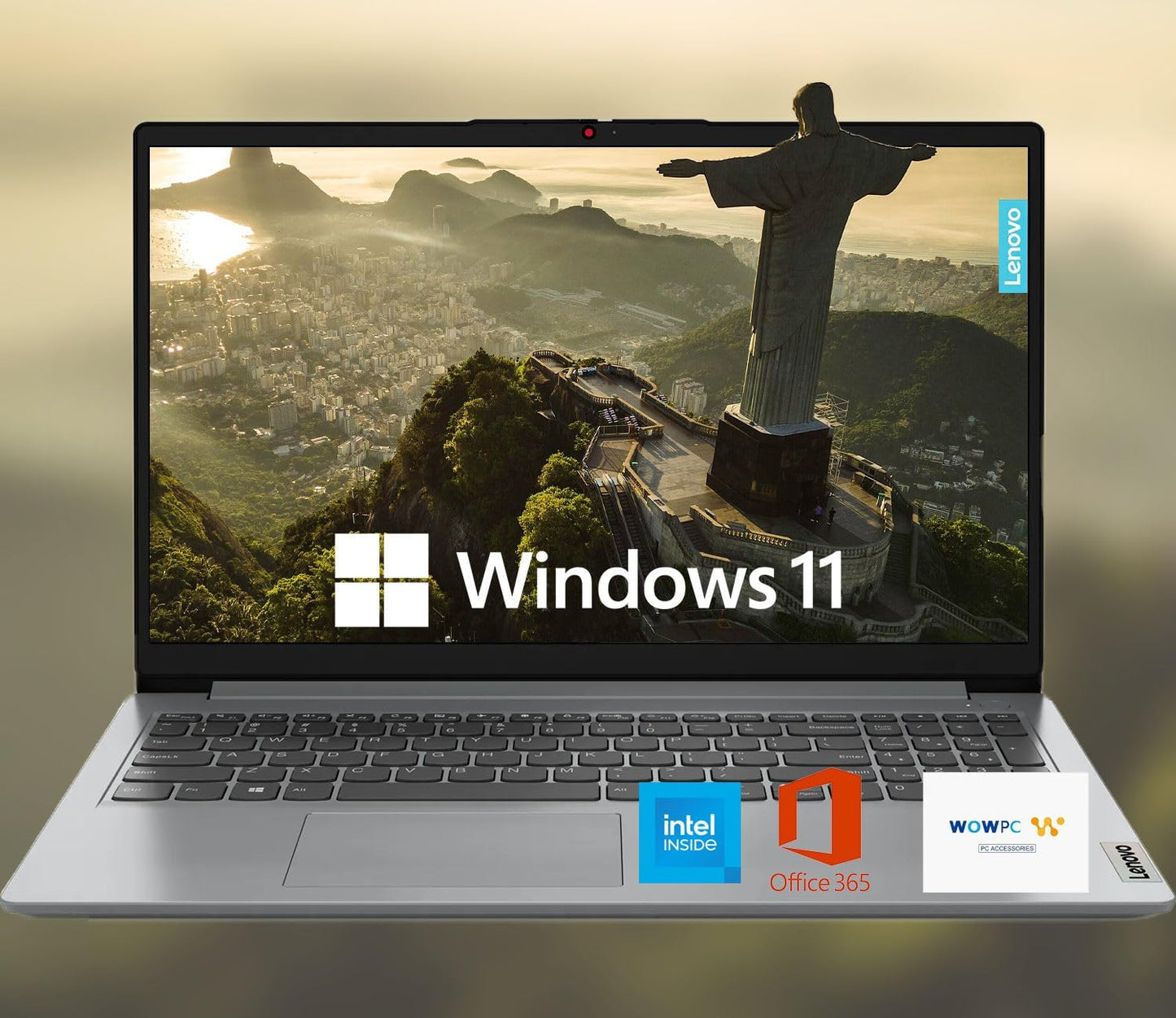 Lenovo 15.6 HD IdeaPad Laptop with Microsoft 365 and SSD