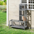 Wooden Cat Play Tunnel with Platforms - Configurable Cat Catio