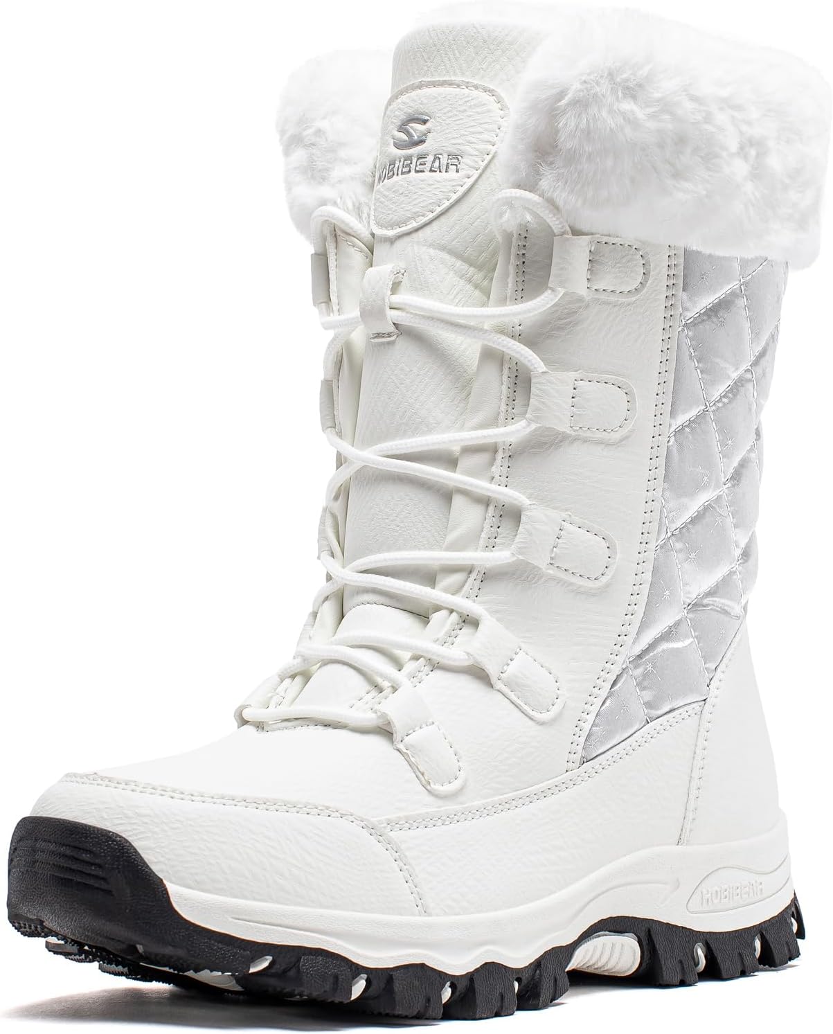 HOBIBEAR Women's Winter Snow Boots Waterproof Warm Faux Fur