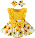 Adorable Summer Romper Dress Set for Baby Girls by Tsnbre