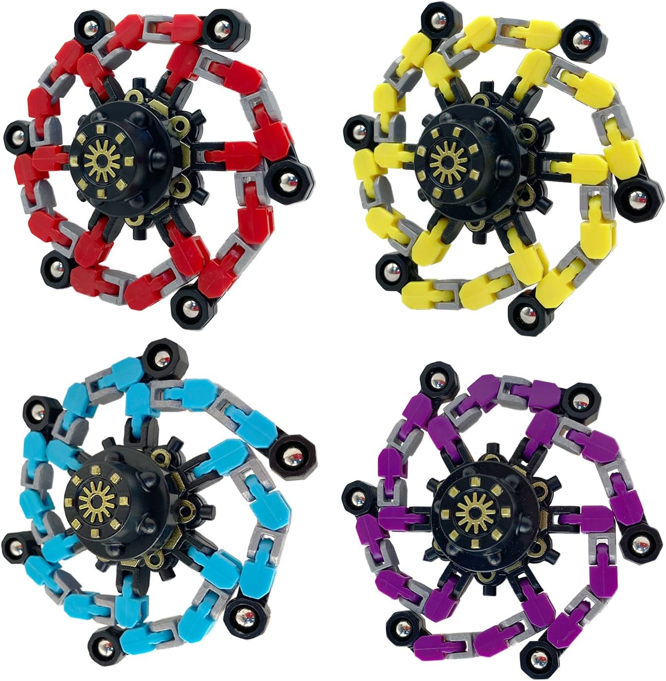 Buluwans Transformable Fidget Spinners - Sensory ADHD Relief