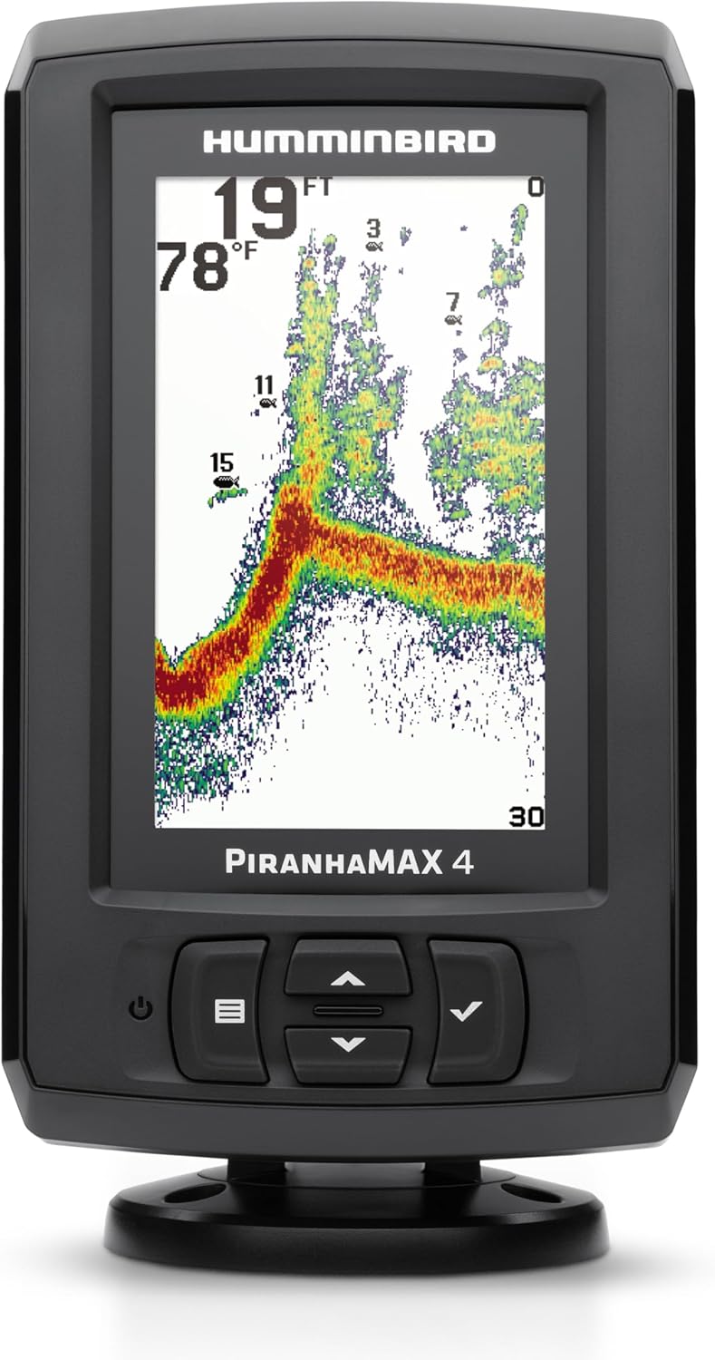 Humminbird PiranhaMAX 4 Fish Finder with Dual Beam Sonar