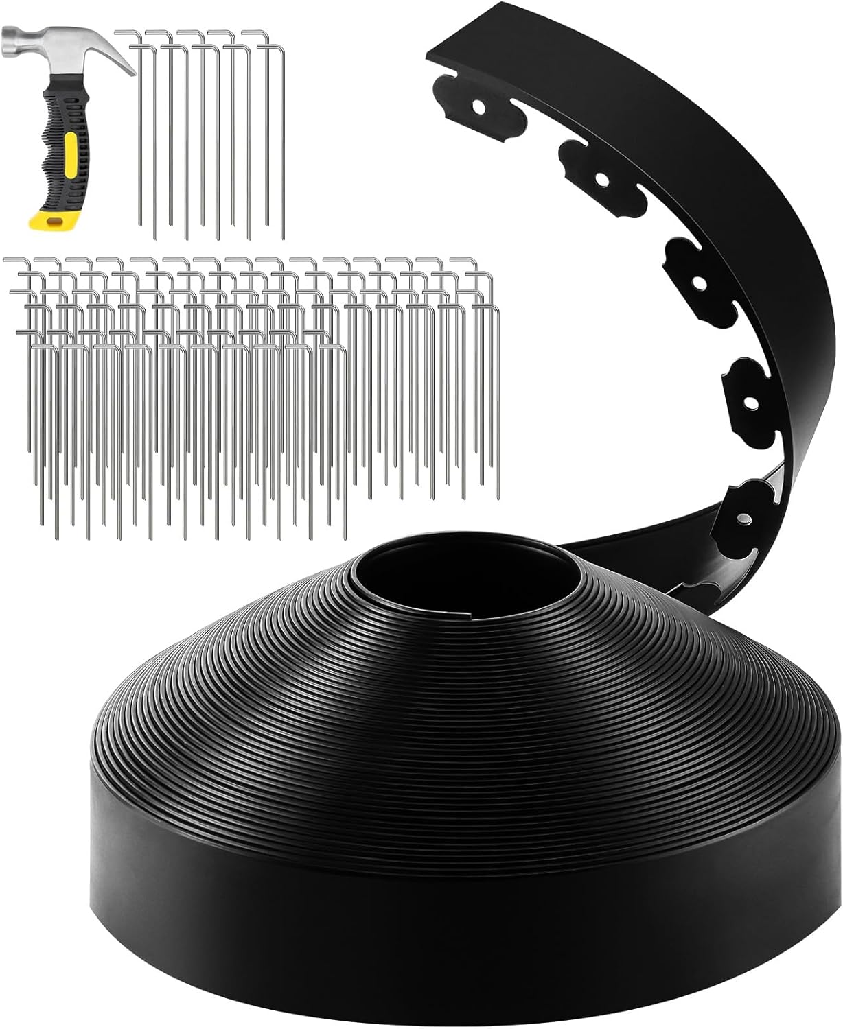 GROWNEER 100FT Landscape Edging Kit for Beautiful Garden Borders