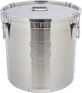 DYNAMI 12.7Gal 304 Stainless Steel Rice Storage Container - Airtight