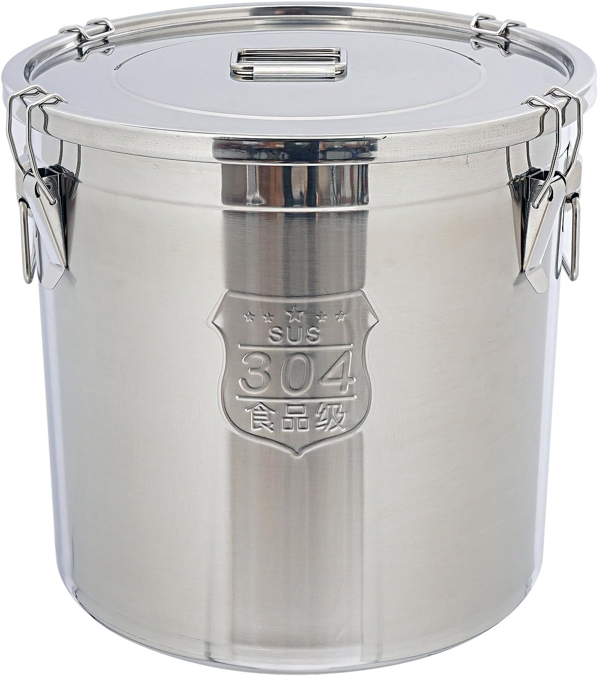 DYNAMI 12.7Gal Stainless Steel Rice Storage Container for Food