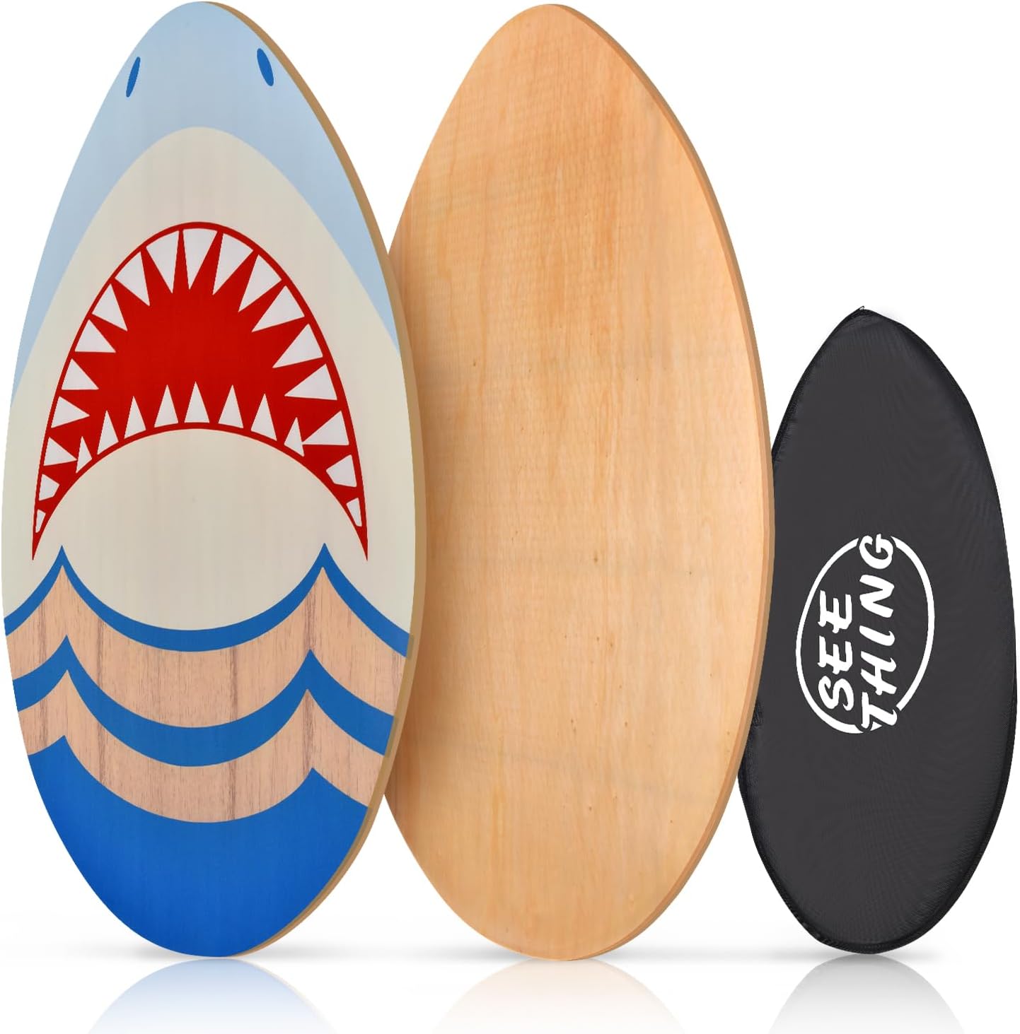 Seething 35 Inch Skimboard for Beginners and All Skill Levels
