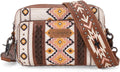 Wrangler Crossbody Bag for Women with Boho Aztec Design