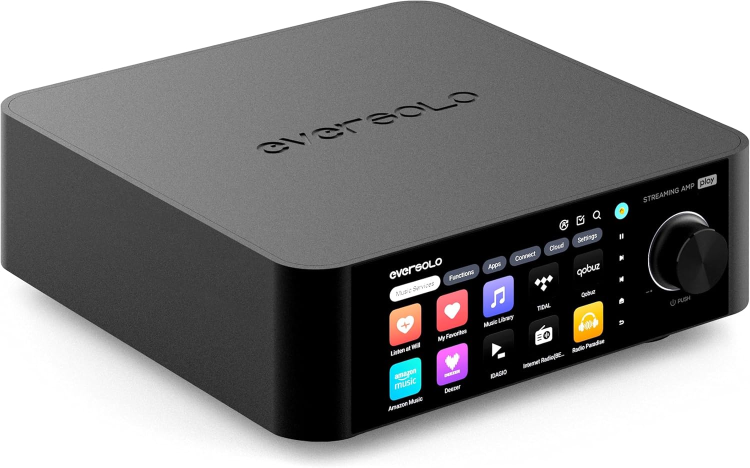 Eversolo Play Music Streamer with Amplifier & DAC for HiFi Audio