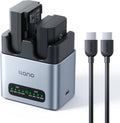 llano 2-Pack 2400mAh NP-FZ100 Battery & 20W Fast Charger Set