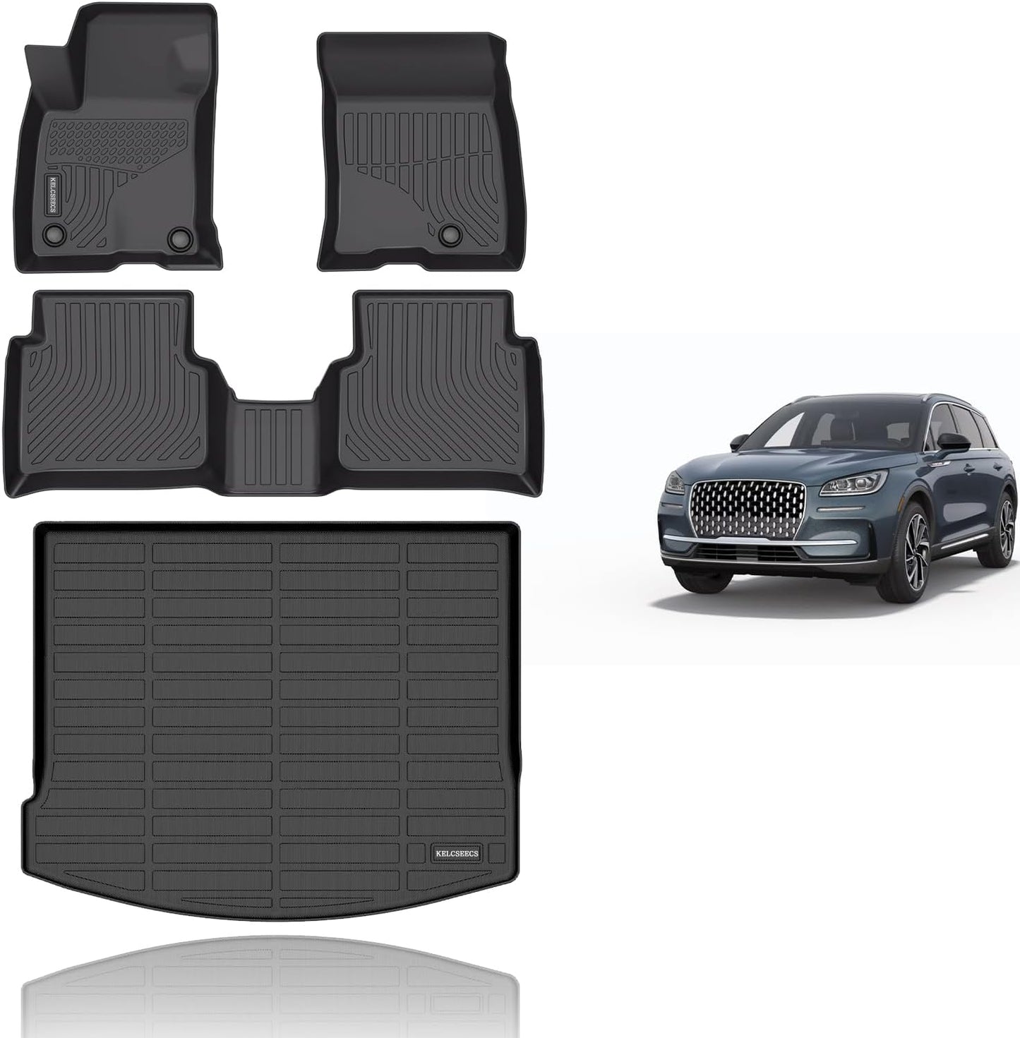 KELCSEECS Custom Floor Mats for Lincoln Corsair 2020-2025