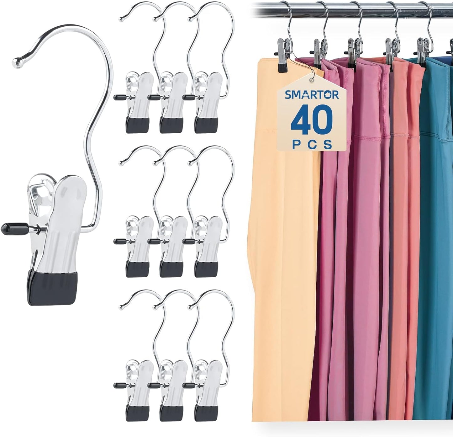 Smartor Legging Organizer: Space-Saving Closet Solution