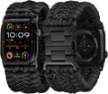 Tefeca Titan Series Paracord Band for Apple Watch - Rugged Wide Fit