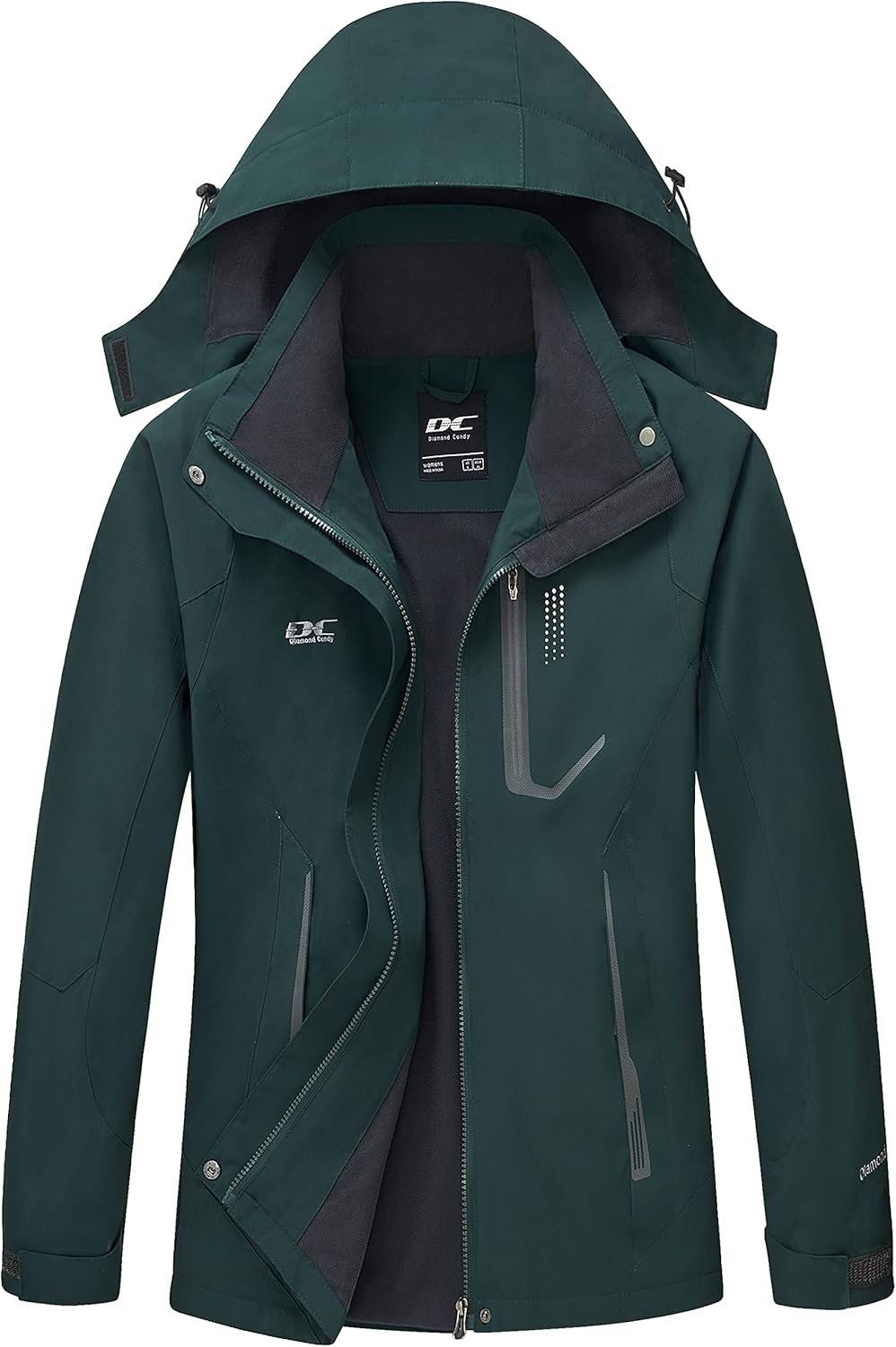 Diamond Candy Women's Waterproof Rain Jacket for All Activities