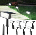 T-SUN Solar Spot Lights Outdoor 8 Pack for Garden and Yard