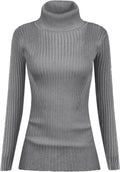 Elegant Women's Ribbed Turtleneck Sweater - Ideal for Any Occasion
