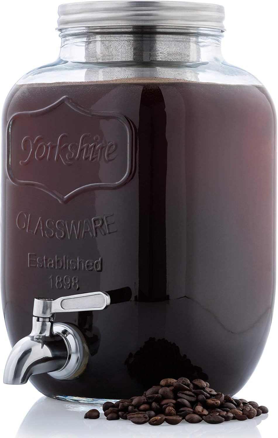 1 Gallon Cold Brew Coffee Maker Stainless Steel Spigot