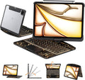 Transparent Keyboard Case for iPad Air 13 and iPad Pro 12.9 - 7-Color
