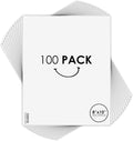 8x10 Backing Boards - 100 Pack for Photos and Art Projects