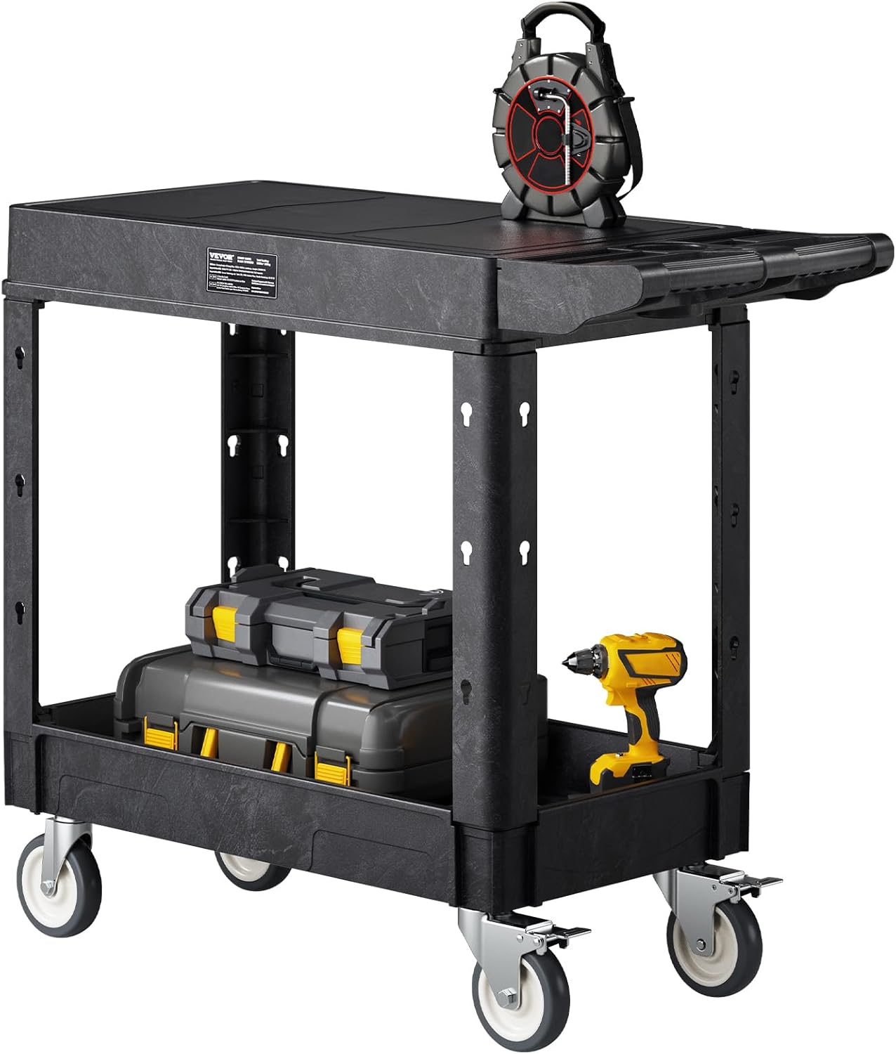 VEVOR Utility Cart with 550 lbs Load Capacity for Versatile Use