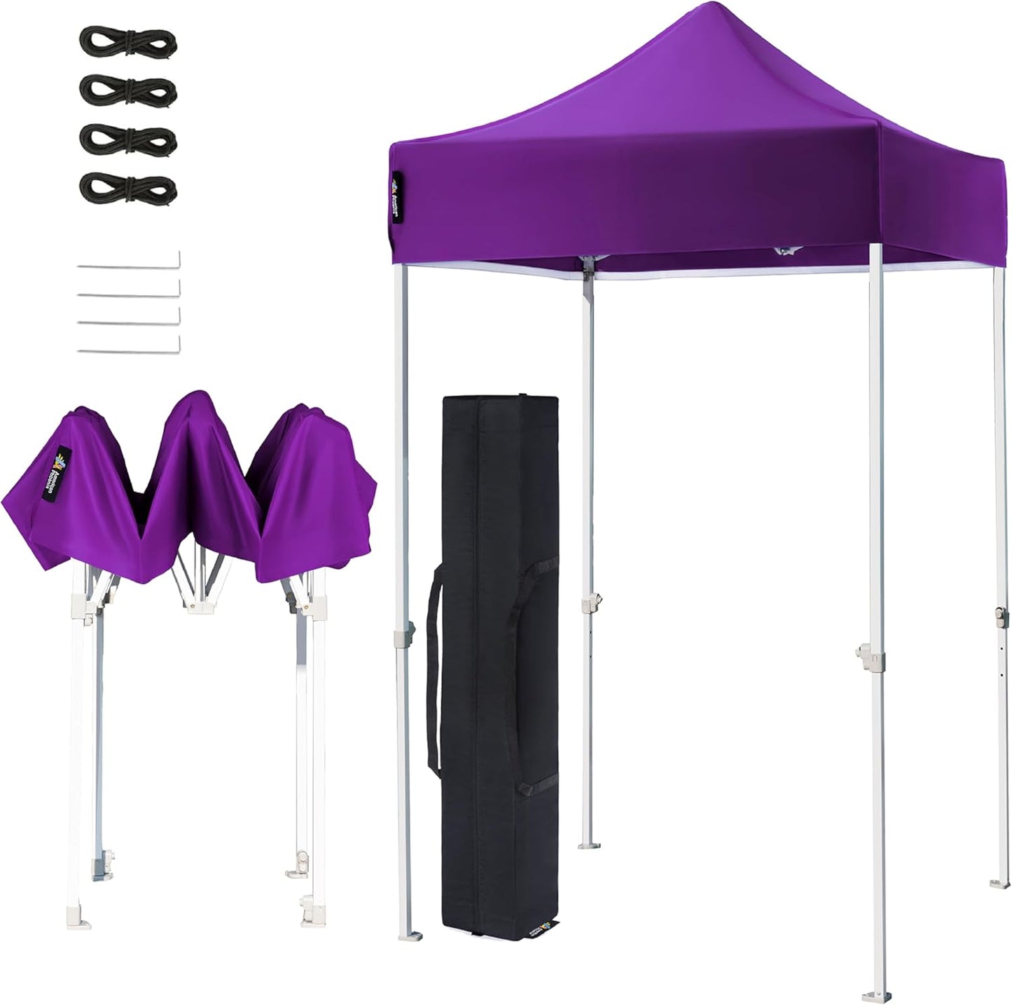 5x5 Pop Up Portable Tent for Outdoor Events and Sun Shade