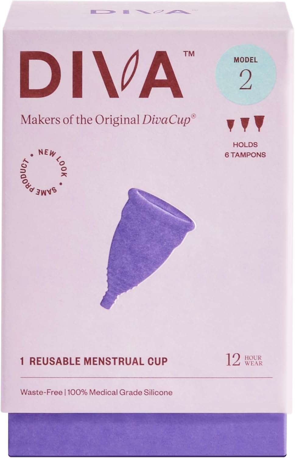 DIVA DivaCup Model 2: Reliable Silicone Menstrual Cup