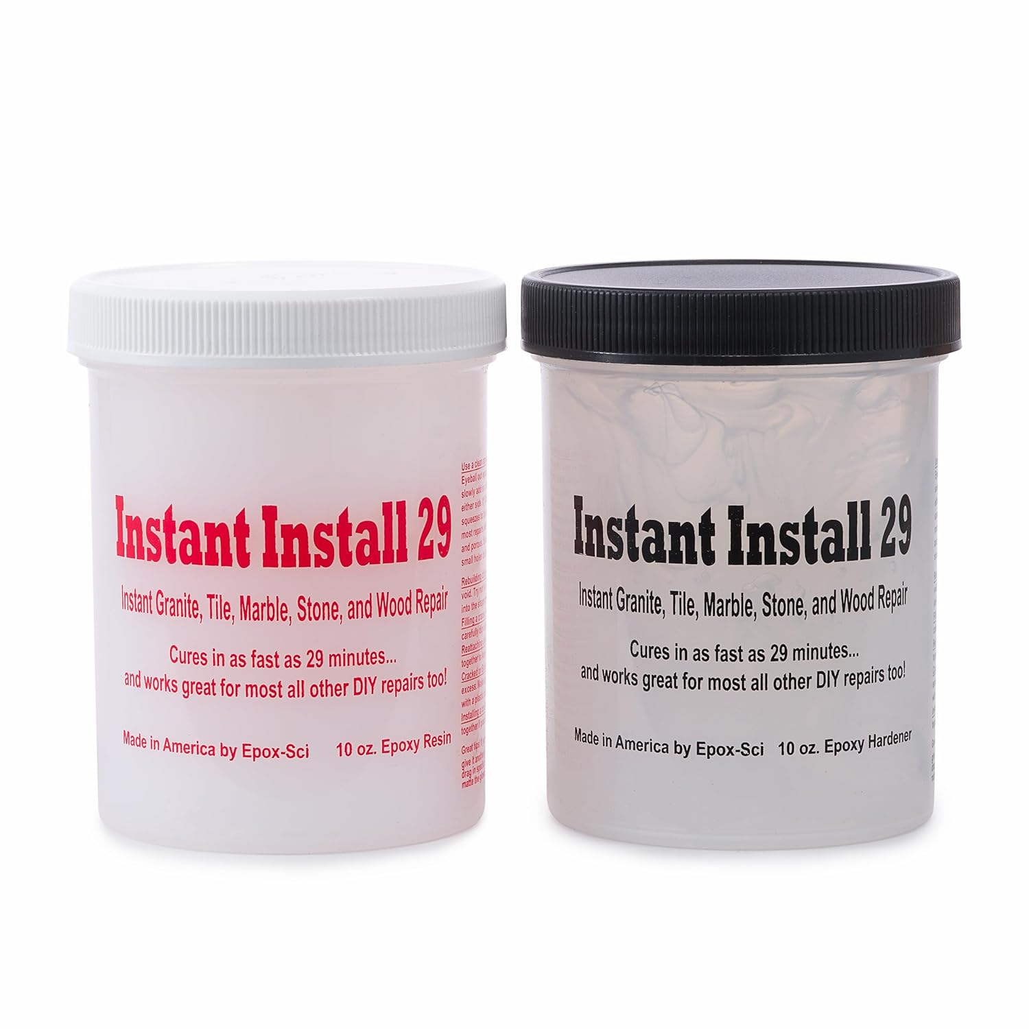 Instant Install Epoxy Repair Kit for Granite, Marble, and More