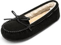 DREAM PAIRS Women's Faux Fur Cozy House Slippers - Warm Moccasin