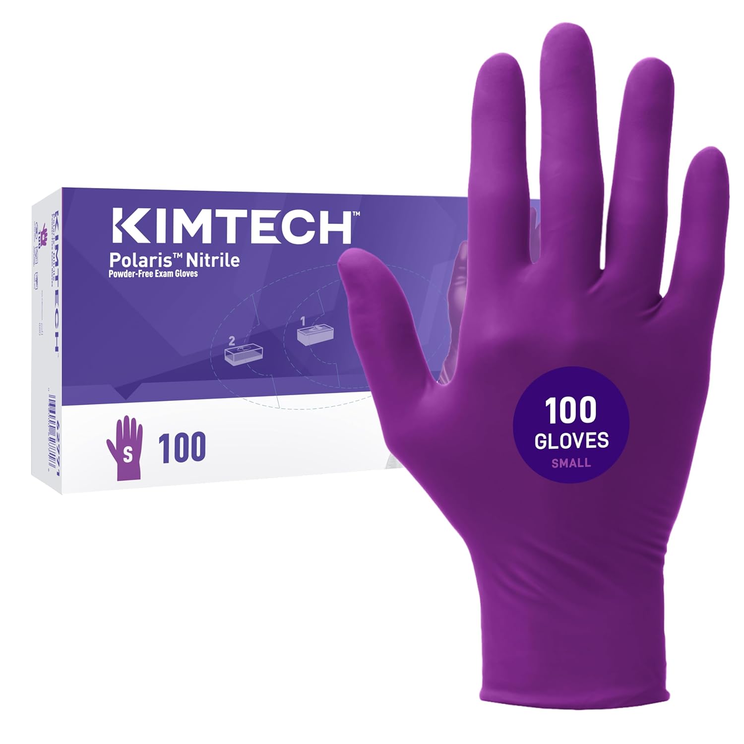 KIMTECH Polaris Nitrile Gloves: 5.9 Mil Strength