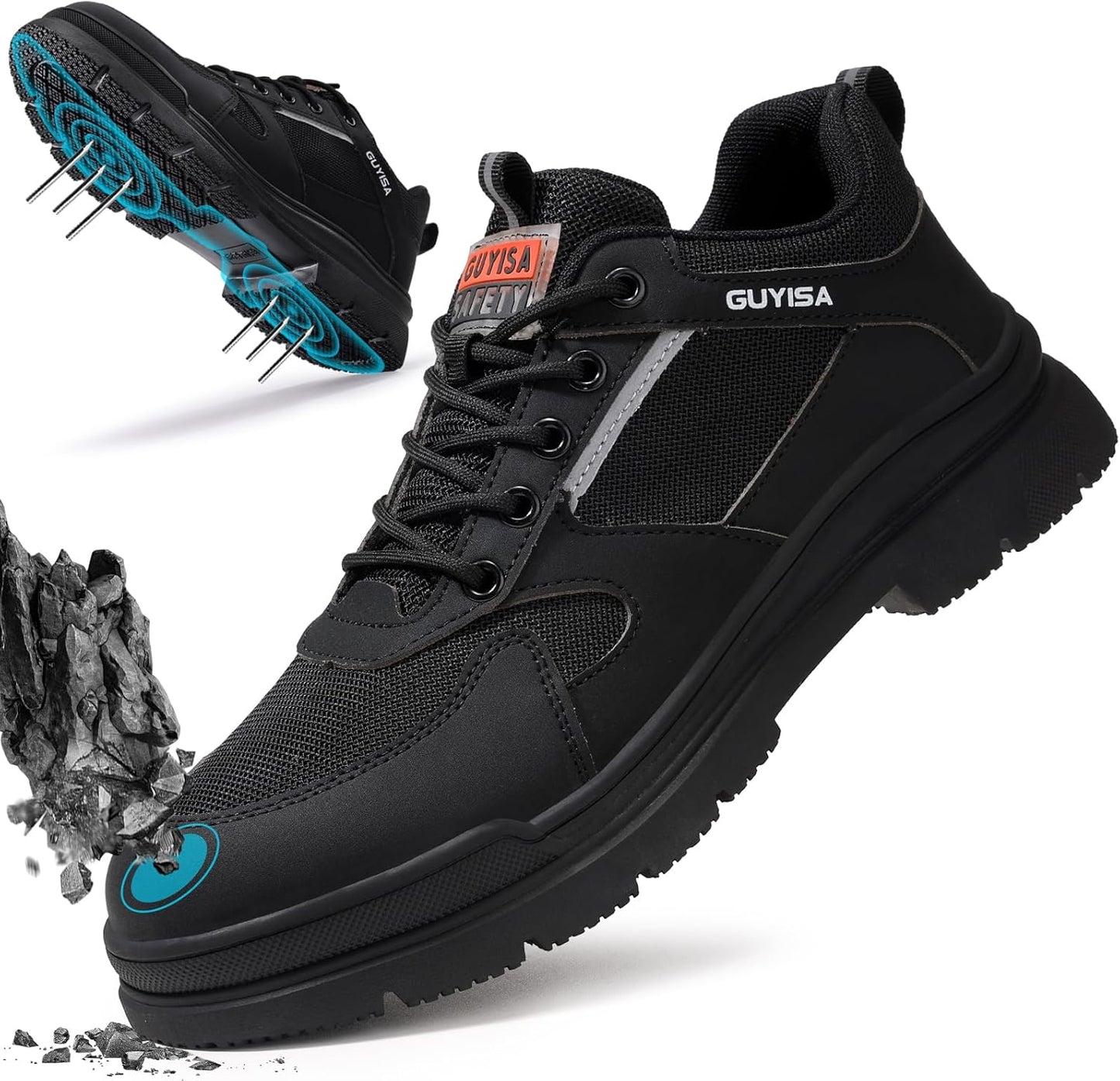 Steel Toe Shoes for Men Women Lightweight Indestructible Sneakers