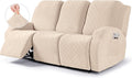 VANSOFY Recliner Cover 3-Pieces Stretch Slipcover - Pet Friendly Fit