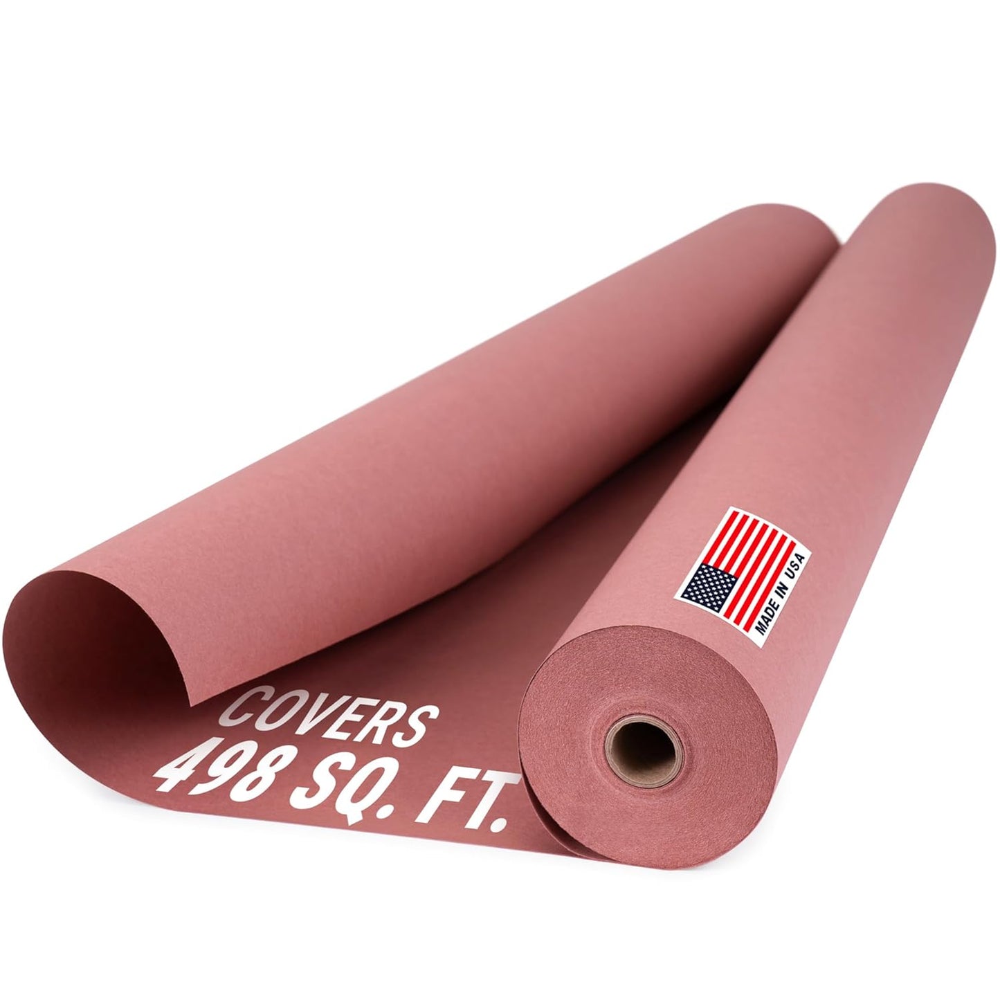 Heavy-Duty 35 x 1992 Red Rosin Paper Roll for Surface Protection