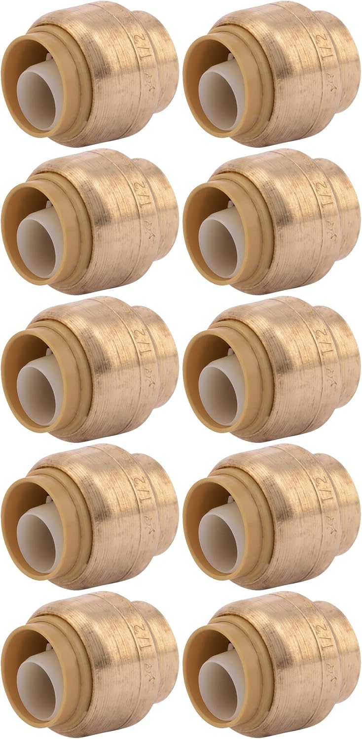 SharkBite 1/2 Inch Push Cap for Quick Plumbing Connections