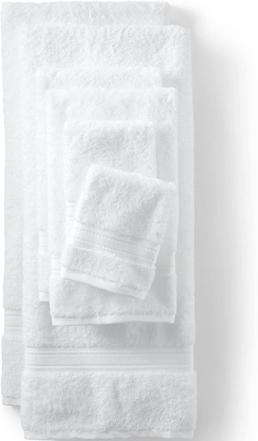 Supima Towel Set 6 Piece White Soft Absorbent Quality Towels
