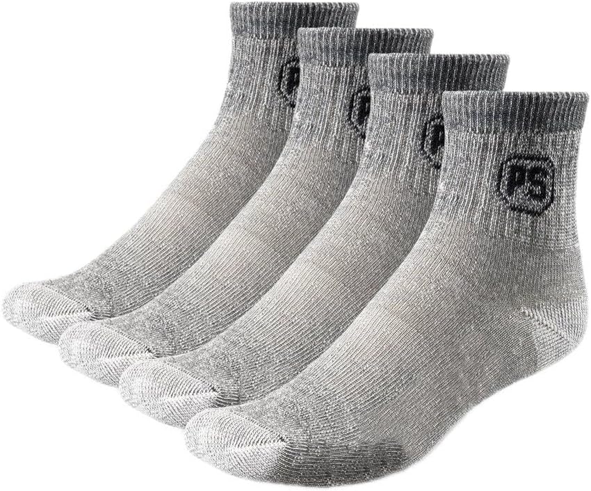 People Socks Merino Wool Crew Socks with Arch Support - 4 Pairs