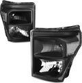 Auto Dynasty Halogen Headlights Assembly for Ford Super Duty 2011-2016
