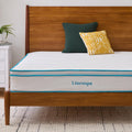 Linenspa 10 Inch Memory Foam and Spring Hybrid Mattress - Medium Feel