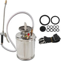 1 Gallon Stainless Steel Sprayer Hand Pump Sprayer with Pressure Gauge