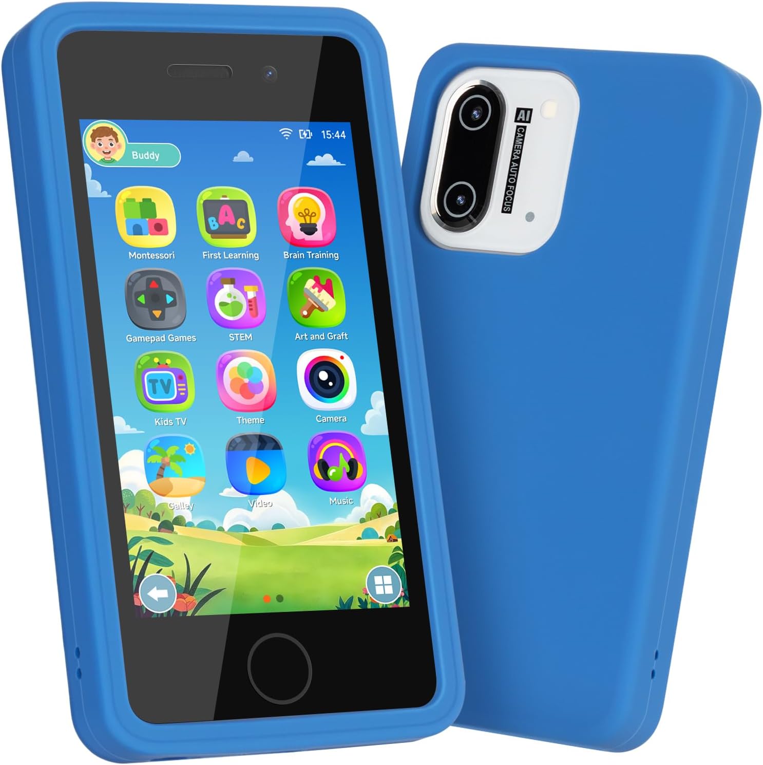 3.97in Touchscreen Kids Phone with Games & Dual Camera Fun