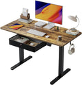 BANTI 48x24 Inches Electric Standing Desk with Drawer