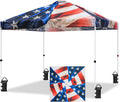 EAGLE PEAK Pop Up Canopy Tent 10x10 ft - Fast One Person Setup