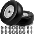 13x5.00-6 Flat Free Tire and Wheel for Zero Turn Mowers - Durable Pair