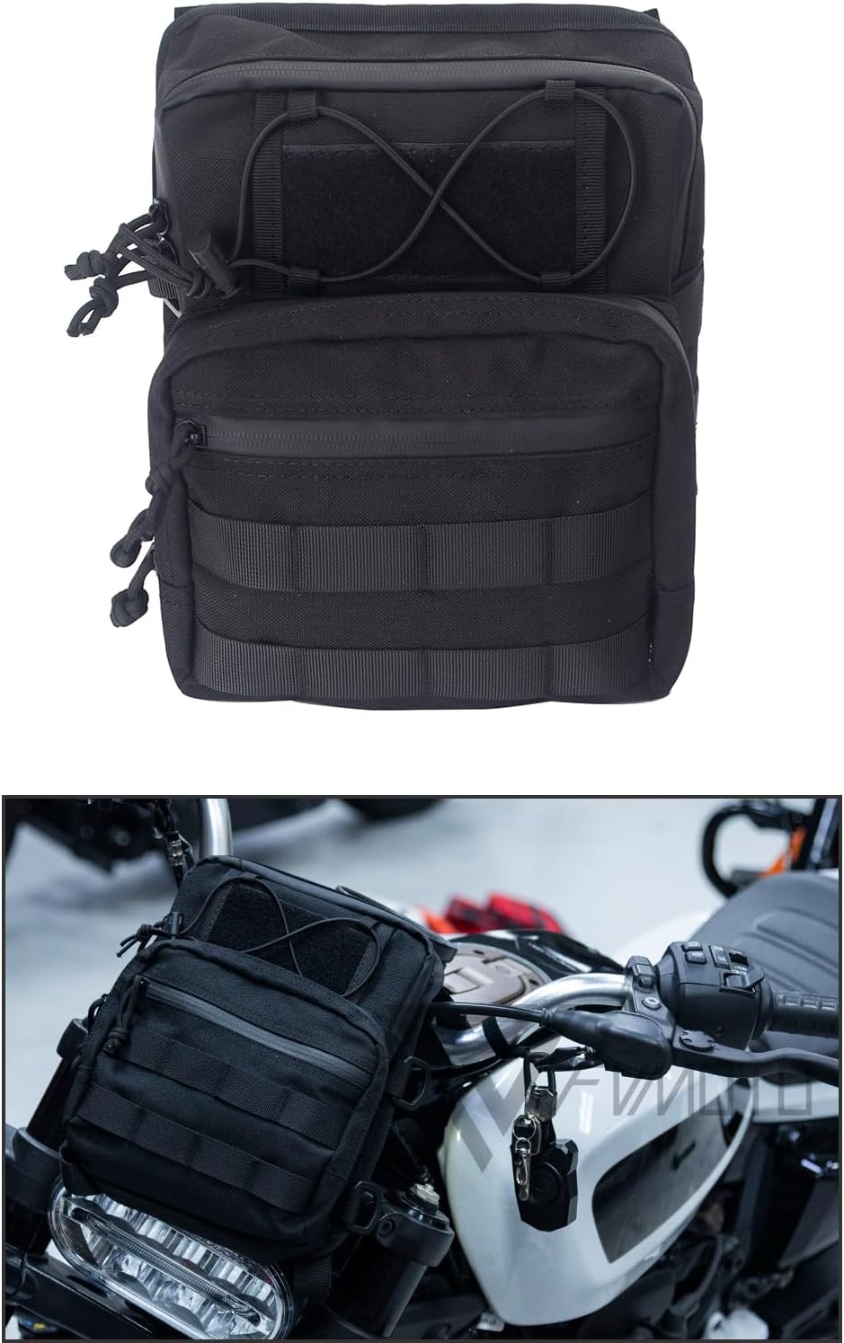 Universal Club Style Utility Molle Traveller Bar Handlebar Bag