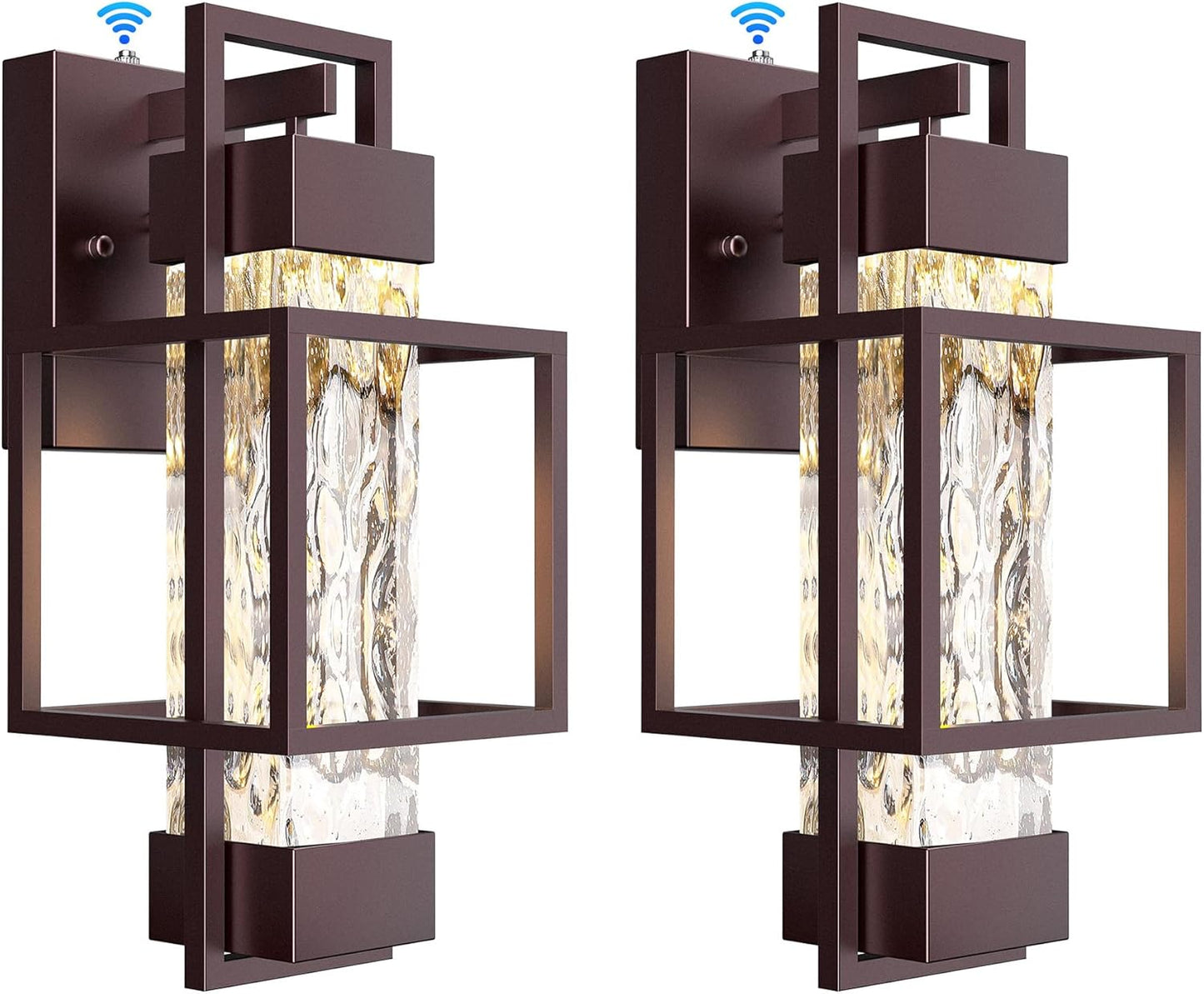 Modern Outdoor Wall Lights with Dusk to Dawn Sensor for Safety